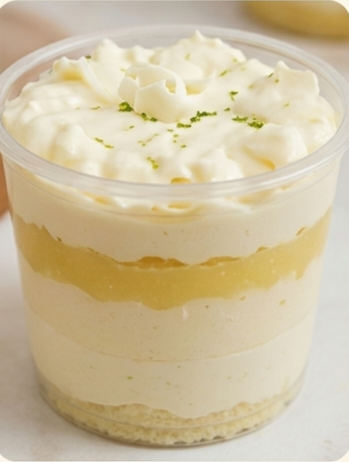 Bolo de pote sabor Limão