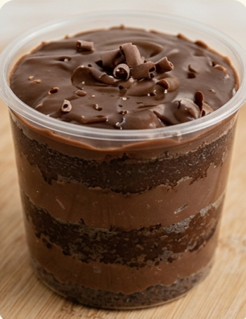 Bolo de pote sabor Ninho com Nutella