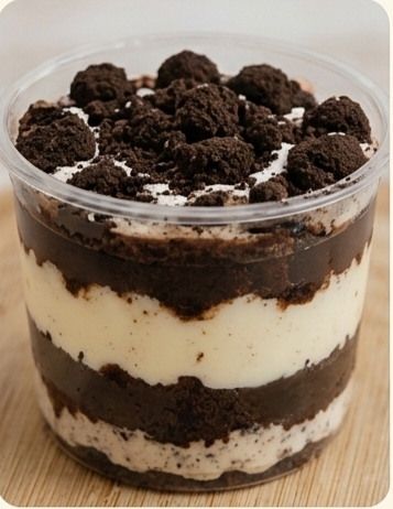 Bolo de pote sabor Oreo